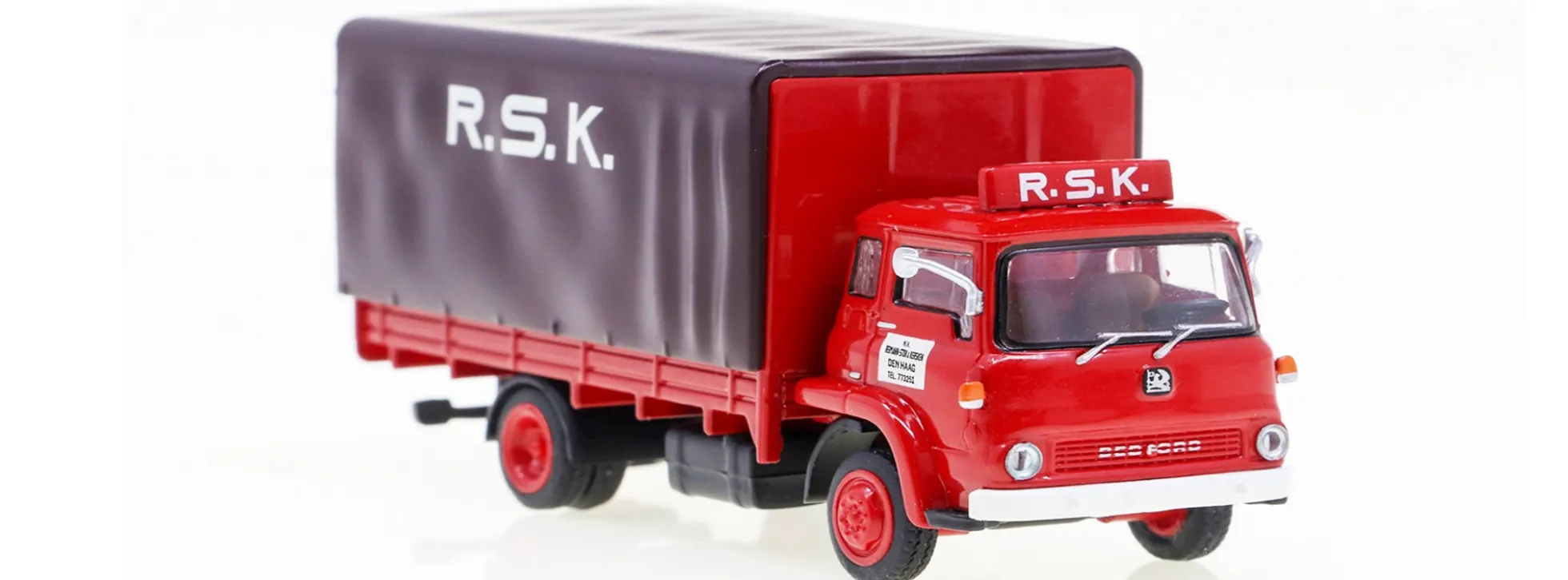 BREKINA 35930 Bedford TK PritschePlaneLKW RSK Den Haag 1971 LKW-Modell 1:87