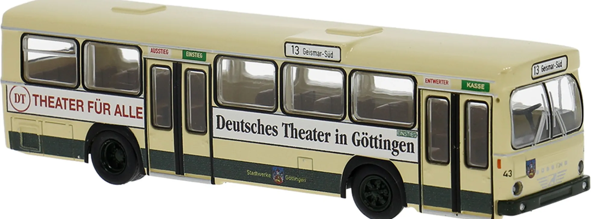 BREKINA 59159 Büssing BS 110 V 1970 Göttingen - Deutsches Theater | Busmodell 1:87