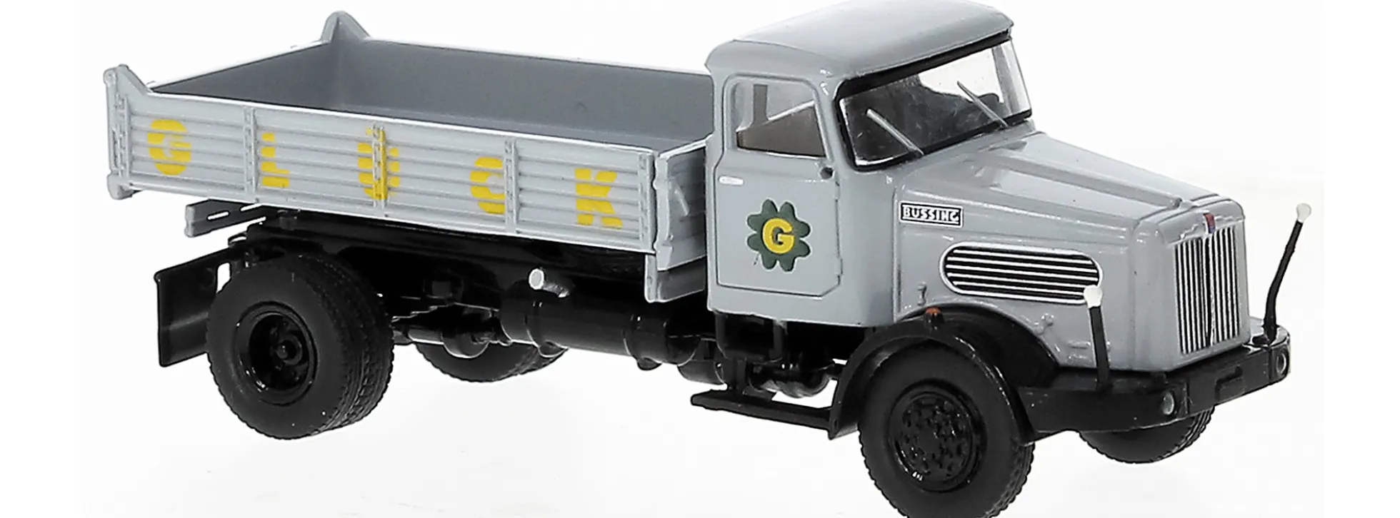 BREKINA 79256 Büssing Commodore SAK Kipper Glück 1963 LKW-Modell 1:87
