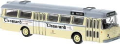 BREKINA 59371 Büssing Senator 12D Frankfurt Tisserand 1962 Busmodell 1:87