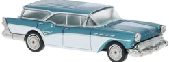 BREKINA 18180 Buick Century Caballero türkis metalic/weiß 1957 | Modellauto 1:87
