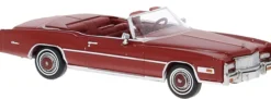 BREKINA 19758 Cadillac Eldorado Convertible 1976 rot Automodell 1:87