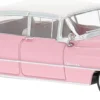 BREKINA 18350 Cadillac Fleetwood pink/weiß | Modellauto 1:87