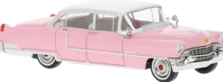 BREKINA 18350 Cadillac Fleetwood pink/weiß | Modellauto 1:87