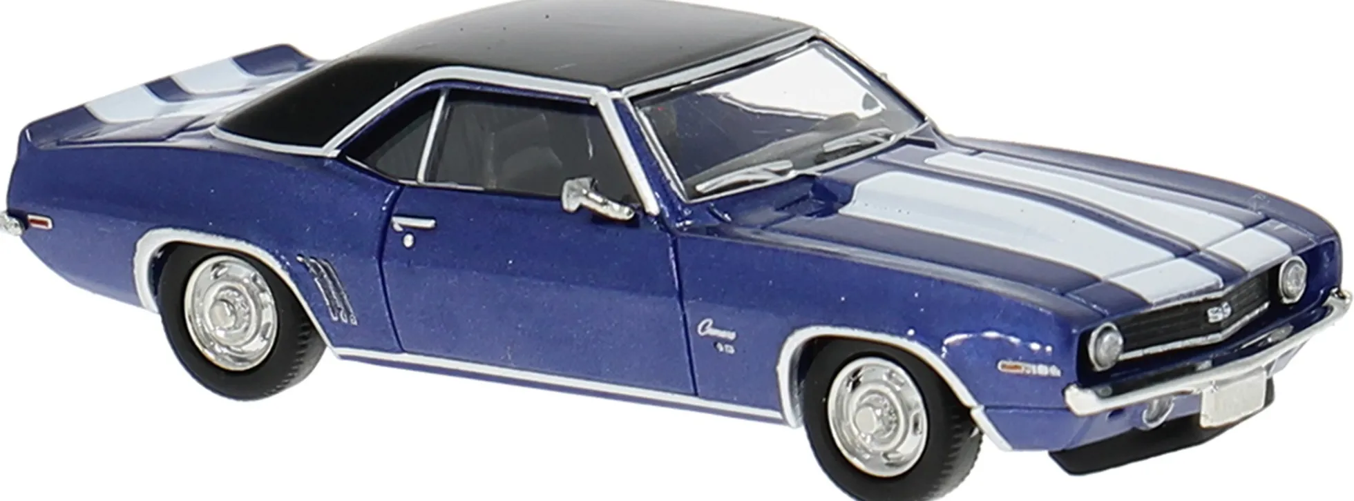 BREKINA 18381 Chevrolet Camaro blau/schwarz | Modellauto 1:87