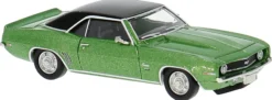 BREKINA 18379 Chevrolet Camaro grün/schwarz | Modellauto 1:87