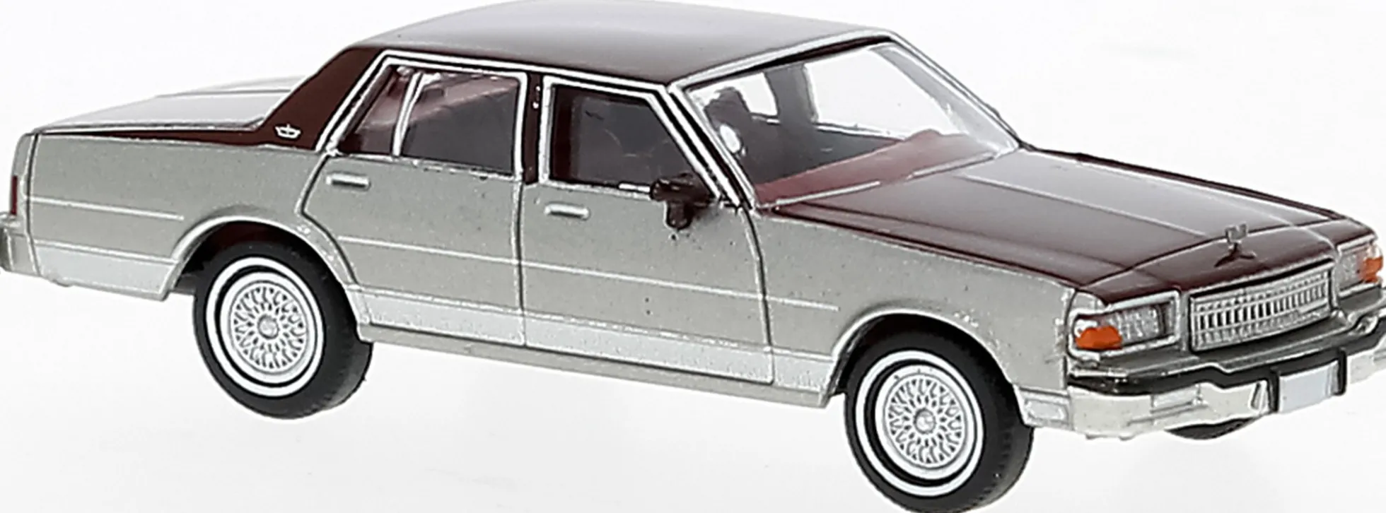 BREKINA 19708 Chevrolet Caprice 1987 silber rot Automodell 1:87