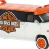 BREKINA 18260 Chevrolet C20 Bad Boys Bikes weiß/orange | Modellauto 1:87