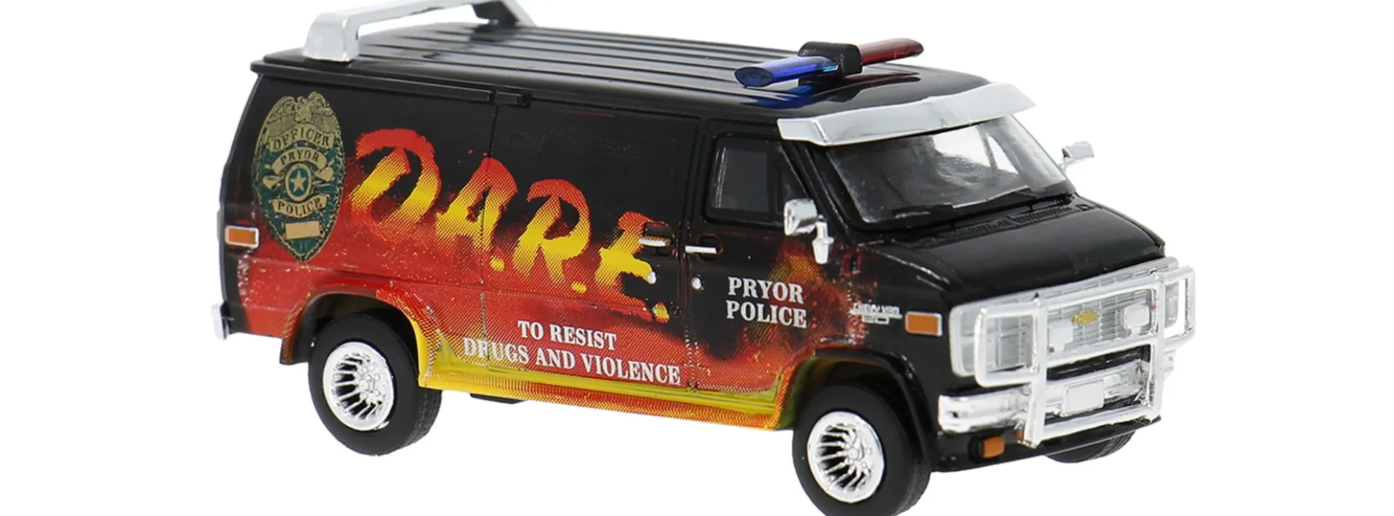 BREKINA 18258 Chevrolet C20 1983 D.A.R.E. | Blaulichtmodell 1:87