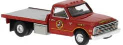 BREKINA 19671 Chevrolet C30 mit Plattform rot Foam 17 | Modellauto 1:87