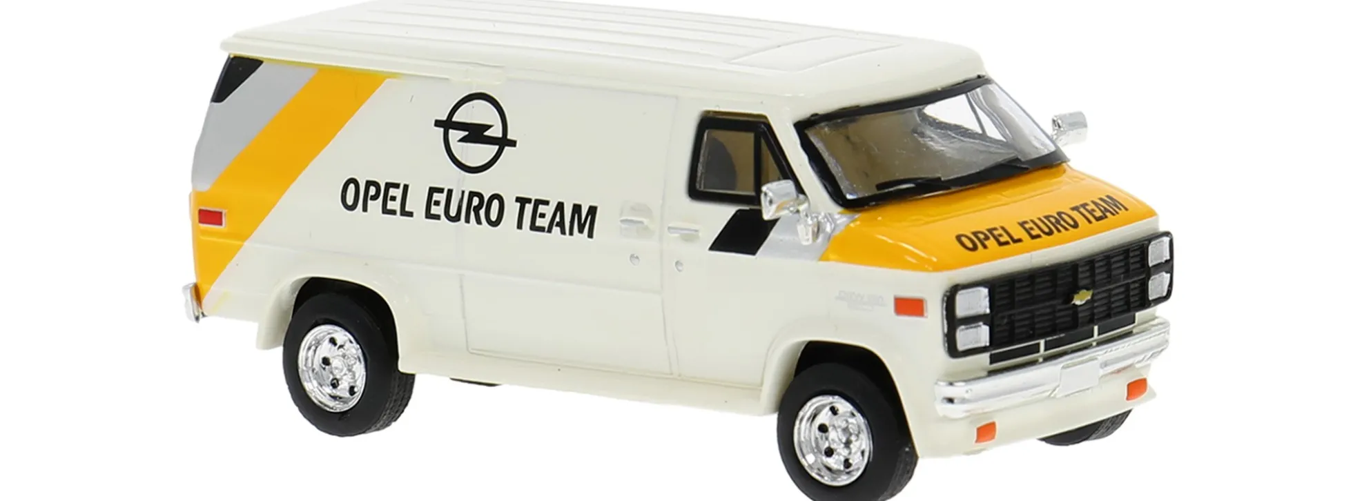 BREKINA 18256 Chevrolet C20 Opel Euro Team | Modellauto 1:87