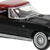 BREKINA 18025 Chevrolet Corvette C2 Cabrio geschlossen - schwarz | Modellauto 1:87