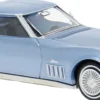 BREKINA 19990 Chevrolet Corvette C3 Coupe in iceblue metallic 1967 | Modellauto 1:87