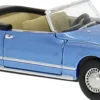 BREKINA 14235 Citroen DS Cabrio geöffnet blau metallic 1963 | Modellauto 1:87