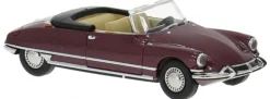 BREKINA 14237 Citroen DS 19 Cabriolet offen dunkelrot 1963 | Modellauto 1:87
