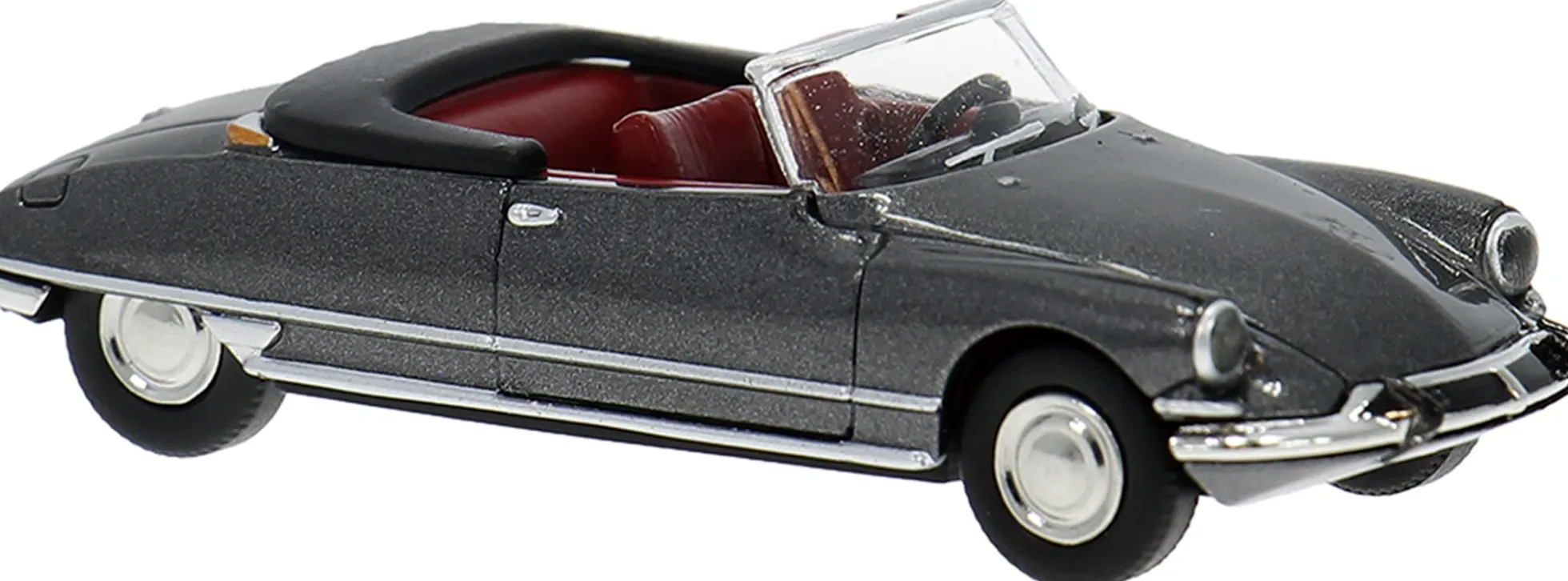 BREKINA 14236 Citroen DS offen dunkelgrau | Modellauto 1:87