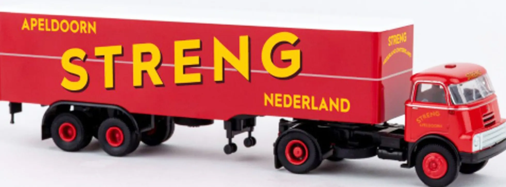 BREKINA 85231 DAF DO2000 Koffersattelzug Streng Nederland 1957 LKW-Modell 1:87