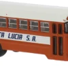 BREKINA 61337 Dodge S 600 Schoolbus Trans Santa Lucia aus der Karibik | Busmodell 1:87