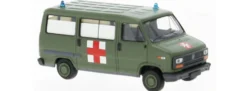 BREKINA 34912 Fiat Ducato Bus Militärambulanz 1982 Militärmodell 1:87