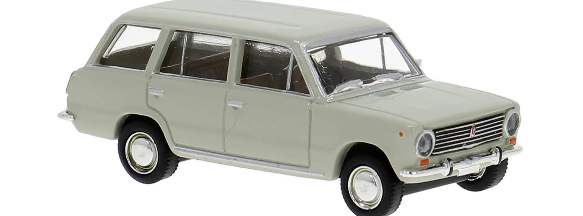 BREKINA 22429 Fiat 124 Familiare 1966 - grau | Modellauto 1:87