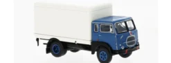 BREKINA 58606 Fiat 642 KofferLKW neutral blau 1962 LKW-Modell 1:87