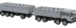 BREKINA 58533 Fiat 691 Millepiedi grau, schwarz | LKW-Modell 1:87