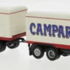 BREKINA 58543 Fiat 691 Millepiedi Kofferhängerzug Campari 1970 LKW-Modell 1:87
