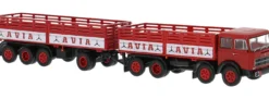 BREKINA 58544 Fiat 691 Millepiedi rot Avia | LKW-Modell 1:87