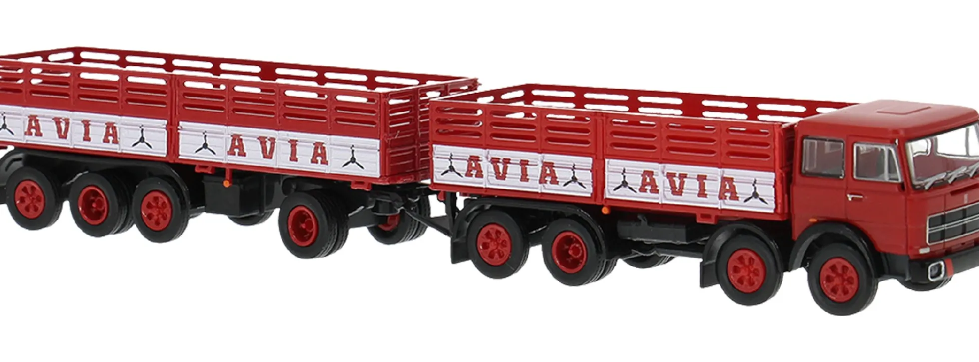 BREKINA 58544 Fiat 691 Millepiedi rot Avia | LKW-Modell 1:87