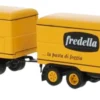 BREKINA 58435 Fiat 690 Starline Millepiedie Kofferzug Fredella | LKW-Modell 1:87