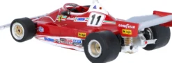 BREKINA 58575 Fiat 691T Renntransporter mit 2 Ferrari 312 T2 + Figuren 1977 | LKW-Modell 1:87