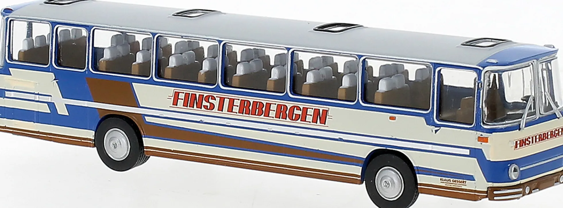 BREKINA 59936 Fleischer S5 Finsterbergen 1973 Busmodell 1:87
