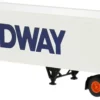 BREKINA 86327 Ford C-Series Koffer-Sattelzug 1970 - Roadway | LKW-Modell 1:87