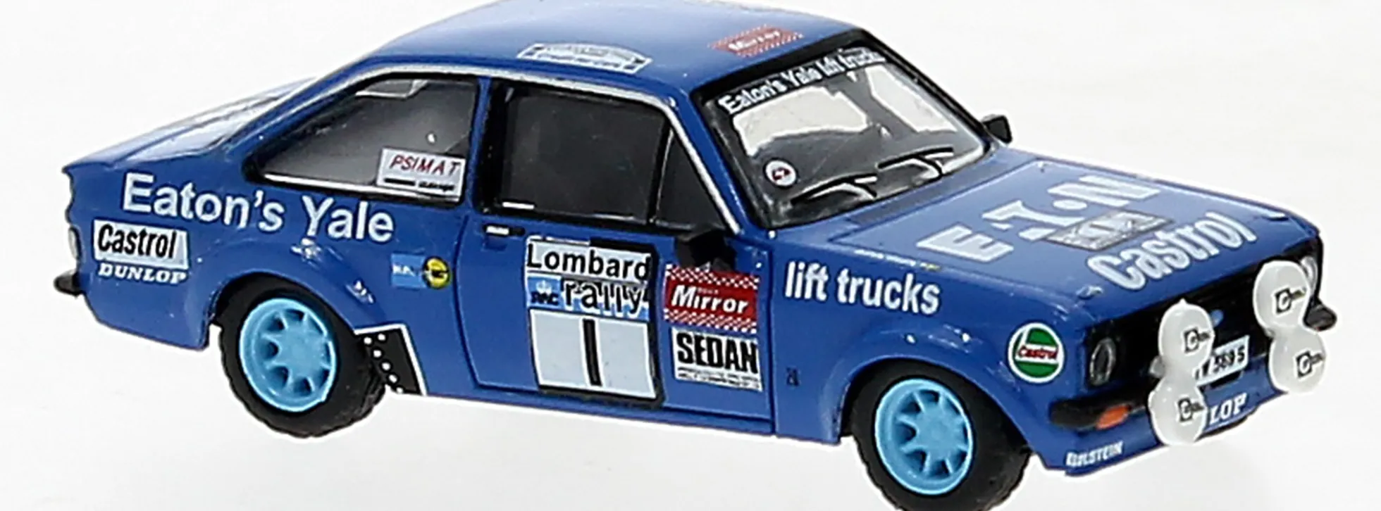 BREKINA 19586 Ford Escort RS 1800 Rallye RAC Hannu Mikkola 1979 Automodell 1:87