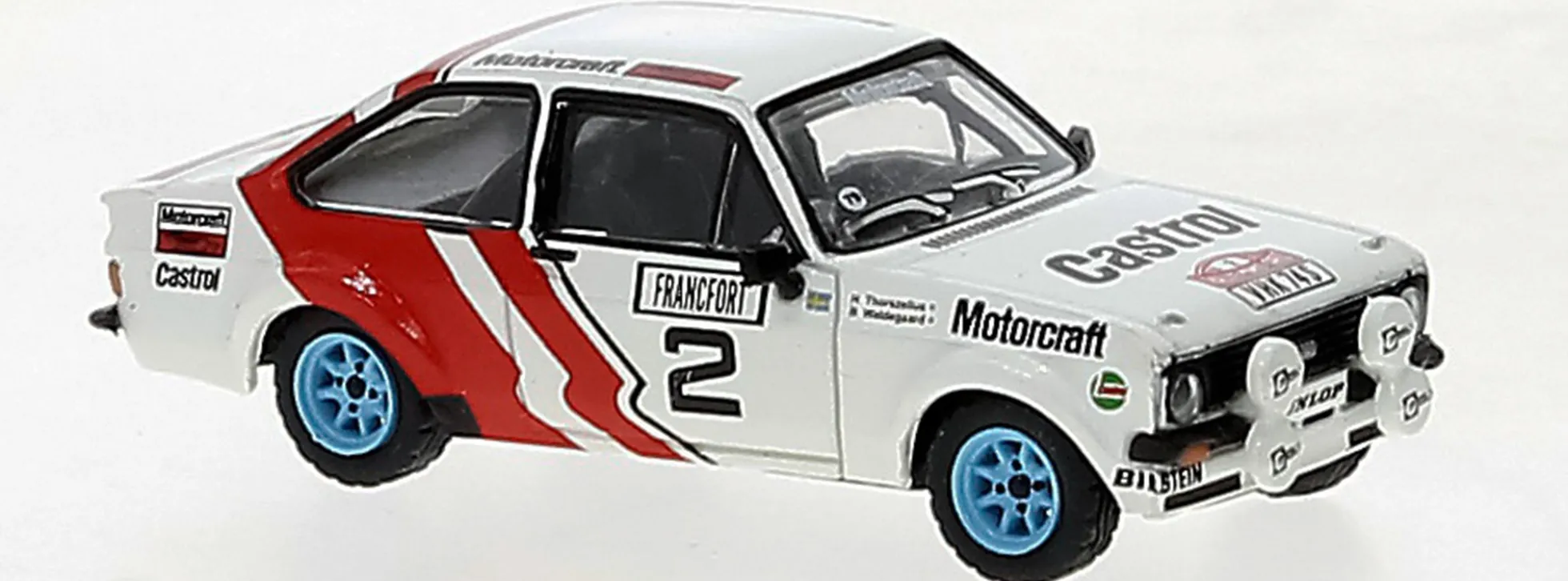 BREKINA 19577 Ford Escort RS 1800 Rallye Monte Carlo 1979 Björn Waldegard Automodell 1:87