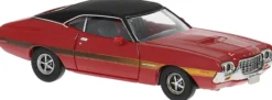 BREKINA 18326 Ford Gran Torino Sport 1969 - rot/schwarz | Modellauto 1:87