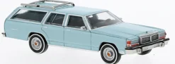 BREKINA 19631 Ford LTD Country Squire 1979 blau Automodell 1:87