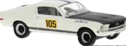 BREKINA 19614 Ford Mustang Fastback Ford France #105 | Modellauto 1:87