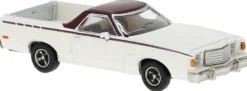 BREKINA 18234 Ford Ranchero 1977 - weiß/rot | Modellauto 1:87
