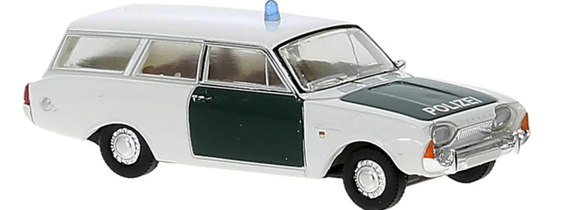 BREKINA 19480 Ford Taunus P3 Turnier Polizei 1964 Blaulichtmodell 1:87