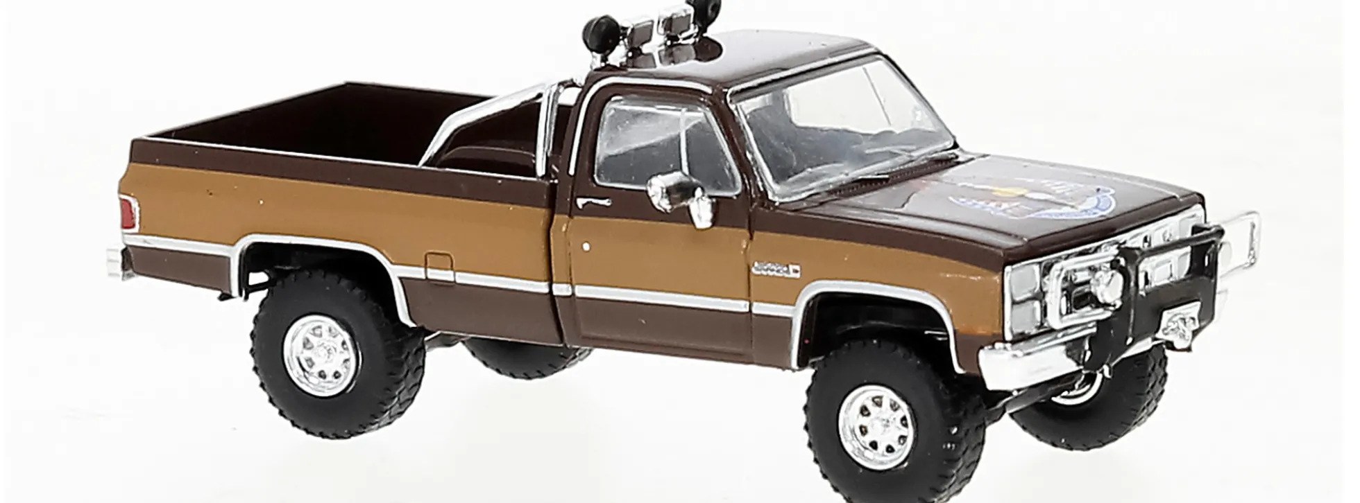 BREKINA 19653 GMC Sierra Grande AllTerrainVersion 1981 Fall Guy Colt Seavers Automodell 1:87