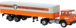 BREKINA 82260 Henschel F 161 Sattelzug "Vermey de Bruyn" Plane grau