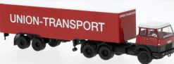 BREKINA 82251 Henschel F221S Koffersattelzug der Union Spedition LKW-Modell 1:87