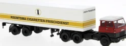 BREKINA 82252 Henschel F221S Koffersattelzug Union Spedition Reemtsma LKW-Modell 1:87