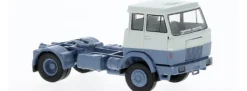 BREKINA 82250 Henschel F161S Solozugmaschine grau blau LKW-Modell 1:87