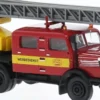 BREKINA 71770 IFA S4000-1 Doka Drehleiter 25 Bautruppwagen Minol Werbedienst 1965 LKW-Modell 1:87