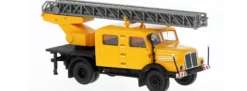 BREKINA 71766 IFA S4000-1 Doppelkabine Drehleiter Kommunalfahrzeug 1965 LKW-Modell 1:87