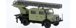 BREKINA 71769 IFA S4000-1 Doppelkabine Drehleiter 25 Goldene Ähre 1965 LKW-Modell 1:87