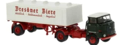 BREKINA 71221 IFA W50 Biersattelzug Dresdner Biere | LKW-Modell 1:87