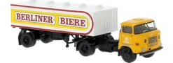 BREKINA 71212 IFA W50 Biertanksattelzug Berliner Bier 1965 LKW-Modell 1:87